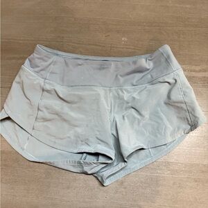 lululemon athletica Women's Light Gray Athletic Shorts